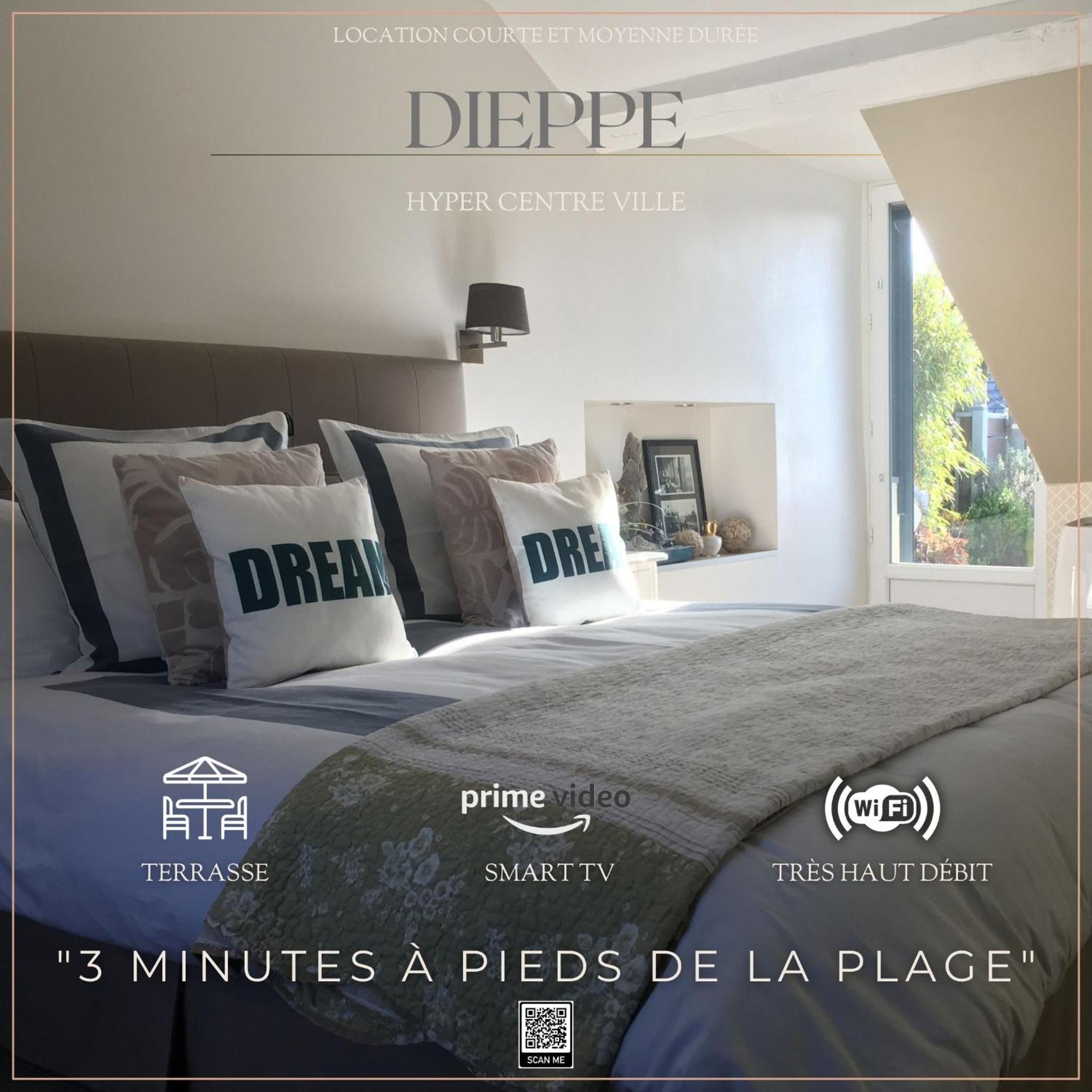 Duplex 52M2 Hyper Centre, Petite Terrasse Exposee Sud Dieppe Eksteriør billede